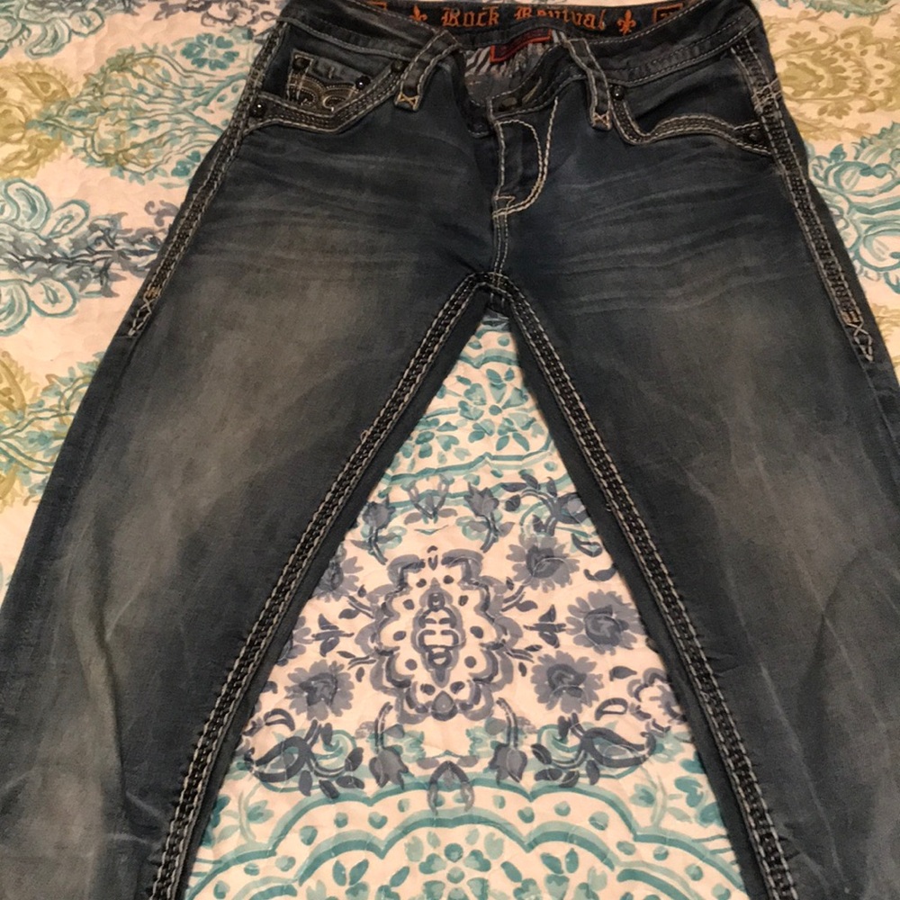 Rock revival skinny jeans. - Picture 4 of 5